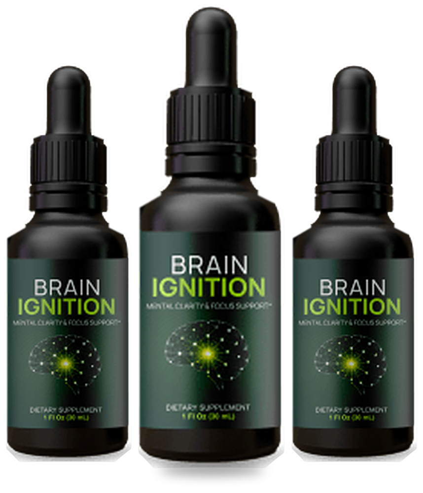 3 Bottles of Brain Ignition men's performance gummies